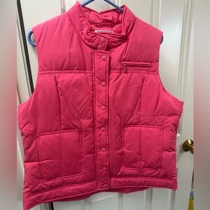 Pendleton Pink Down Vest NWT size L